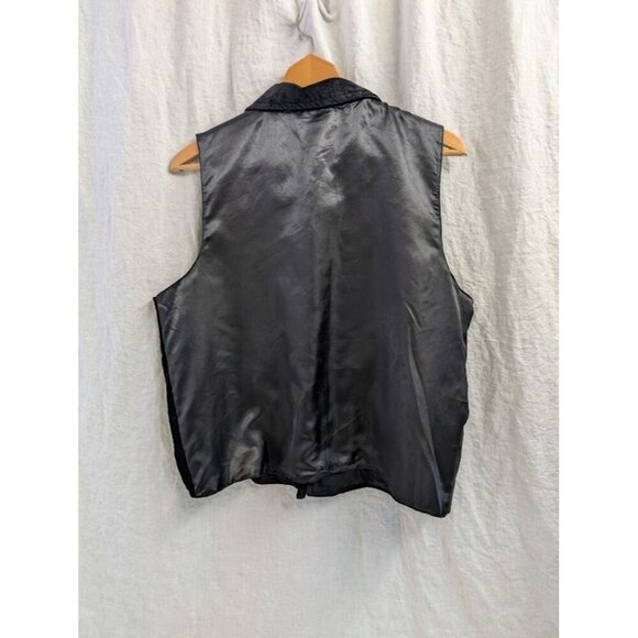 Dressbarn women's size large velvet christmas vest applique presents & trees V1 - Picture 4 of 4